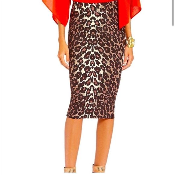 Gianni Bini Dresses & Skirts - ♥️ Gianni Bini pencil skirt In leopard 🐆 
print. Size Small marked small